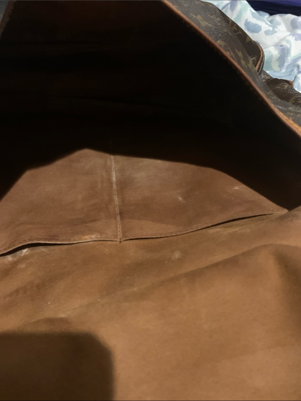 Louis Vuitton Brown Monogram Canvas Duffel with Tan Leather Trim and Straps - Picture 11 of 16